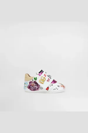 Dolce & Gabbana Sneaker In Vitello - Donna Scarpe Neonata (16-20) Bianco 16