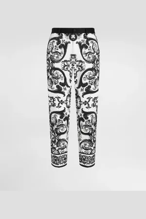 Dolce & Gabbana Pantaloni Stampa Maiolica - Uomo Pantaloni E Shorts 44