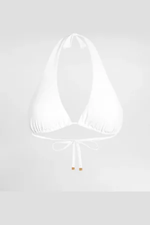 Dolce & Gabbana Reggiseno Triangolo Imbottito Da Mare - Donna Beachwear Bianco Jersey 1