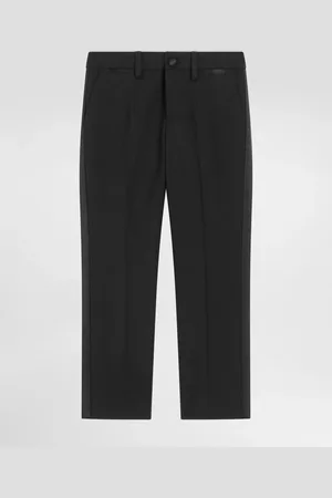 Dolce & Gabbana Pantaloni Classici In Misto Lana E Duchesse - Uomo Pantaloni E Shorts Lana 2 Years
