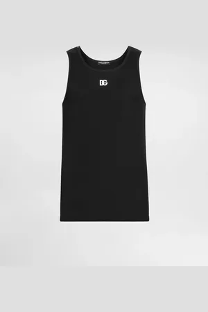Dolce & Gabbana Canotta In Cotone Con Ricamo - Uomo T-shirts E Polo 44
