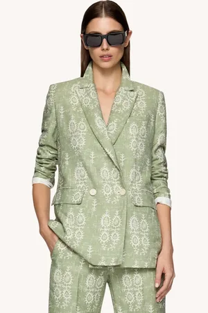 Dondup Blazer doppiopetto in cotone jacquard