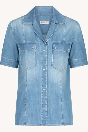 Dondup Camicia slim in denim stretch