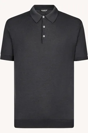Dondup Polo regular in seta e cotone