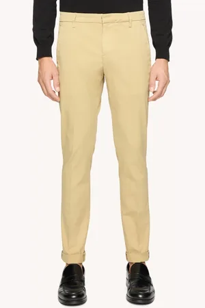 Dondup Pantaloni Gaubert slim in gabardina leggera