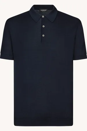 Dondup Polo regular in seta e cotone