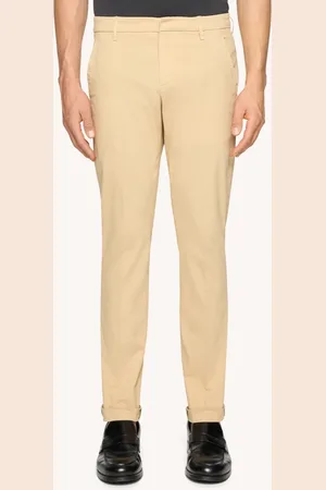 Dondup Pantaloni Gaubert slim in popeline leggero