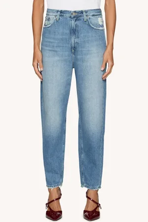 Dondup Jeans Bessie loose in denim fisso
