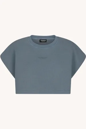 Dondup Felpa girocollo cropped