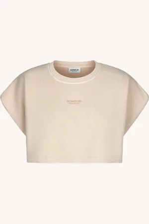 Dondup Felpa girocollo cropped