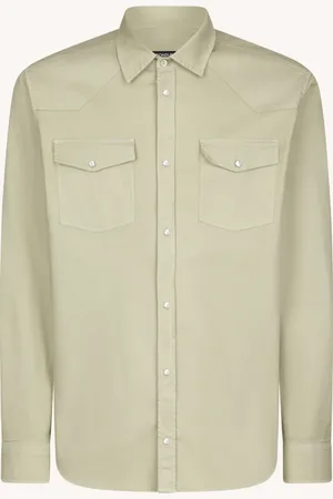 Dondup Camicia texana slim in bull leggero