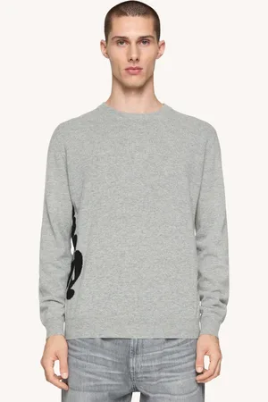 Dondup Maglia girocollo regular in lana e cashmere