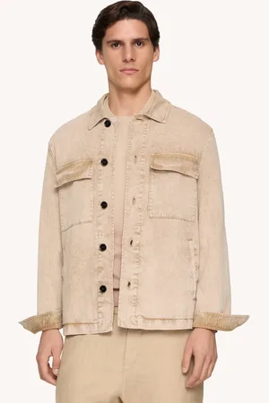 Dondup Overshirt regular in bull fisso