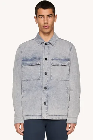 Dondup Overshirt regular in bull fisso