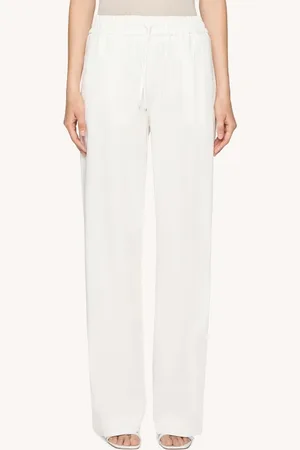 Dondup Pantaloni Marisol jogger in gabardina di lyocell