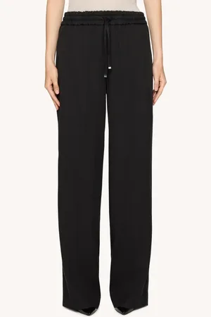 Dondup Pantaloni Marisol jogger in gabardina di lyocell