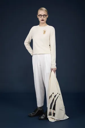 DOPPELGÄNGER Maglia donna manica lunga girocollo
