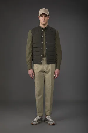 DOPPELGÄNGER Gilet uomo reversibile bi-colore con imbottitura leggera