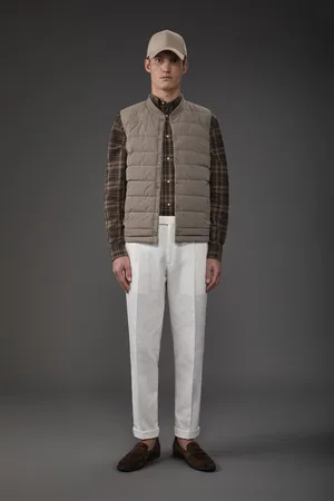 DOPPELGÄNGER Gilet uomo reversibile bi-colore con imbottitura leggera