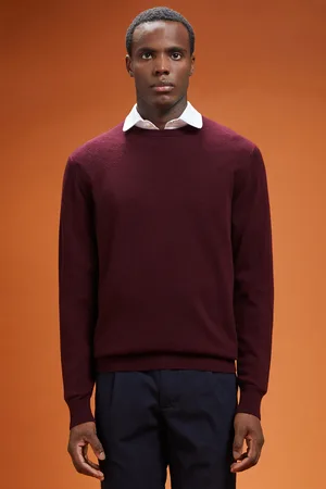 DOPPELGÄNGER Maglia uomo girocollo 100% cachemire regular fit