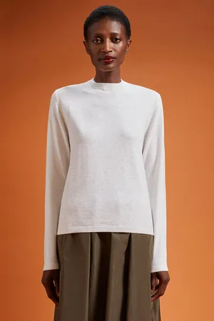 DOPPELGÄNGER Maglia donna girocollo misto lana e cachemire regular fit
