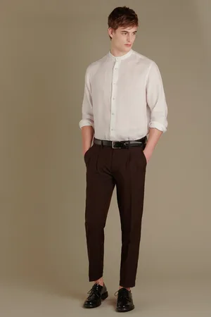 DOPPELGÄNGER Pantaloni uomo con doppia pince
