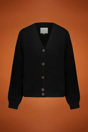DOPPELGÄNGER Cardigan donna scollo a V misto lana