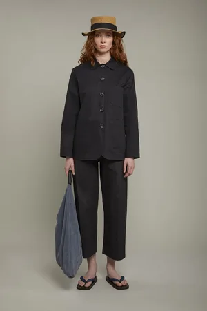 DOPPELGÄNGER Giacca donna 100% cotone tasche a toppa regular fit