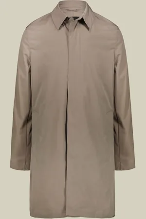 DOPPELGÄNGER Impermeabile uomo in tessuto leggero regular fit