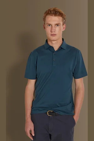 DOPPELGÄNGER Polo manica corta uomo 100% cotone supima