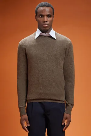 DOPPELGÄNGER Maglia uomo girocollo 100% cachemire regular fit