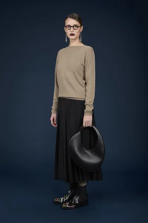 DOPPELGÄNGER Maglia donna manica lunga girocollo