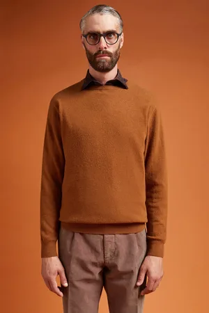 DOPPELGÄNGER Maglia uomo girocollo misto lana lambswool regular fit
