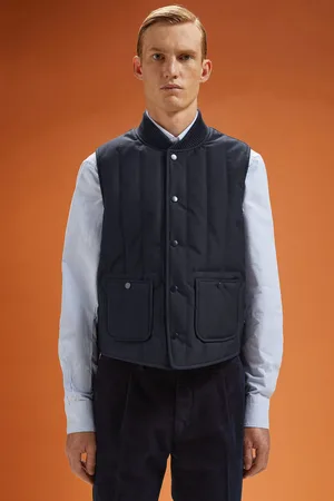 DOPPELGÄNGER Gilet uomo imbottito con fodera in jersey comfort fit