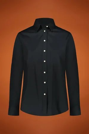 DOPPELGÄNGER Camicia donna in cotone elasticizzato