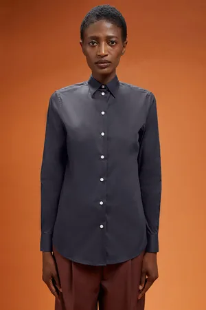 DOPPELGÄNGER Camicia classica donna tinta unita regular fit