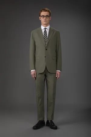 DOPPELGÄNGER Abito uomo monopetto Super-Light con pantalone senza pinces