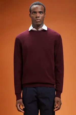 DOPPELGÄNGER Maglia uomo girocollo 100% cachemire regular fit