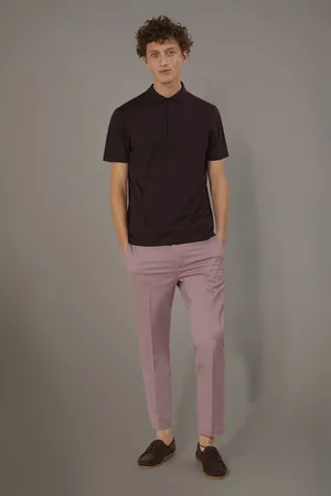 DOPPELGÄNGER Pantalone chino regular fit costruzione twill