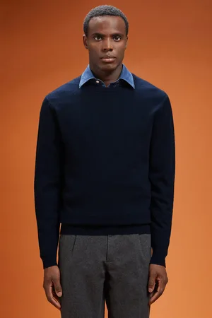 DOPPELGÄNGER Maglia uomo girocollo 100% cachemire regular fit