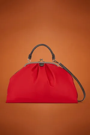 DOPPELGÄNGER Borsa donna in tessuto tecnico con dettagli in ecopelle