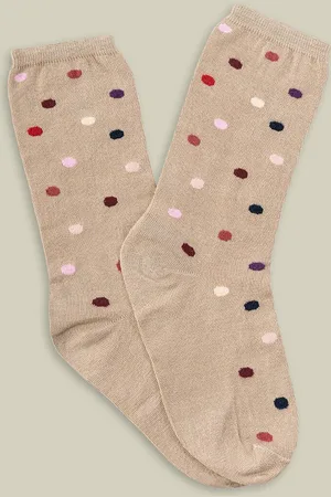 DOPPELGÄNGER Calzini donna fantasia pois multicolor