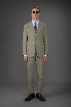 DOPPELGÄNGER Abito uomo monopetto con pantalone ad una pinces