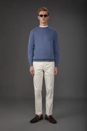 DOPPELGÄNGER Maglia uomo girocollo bio-washed 100% cotone
