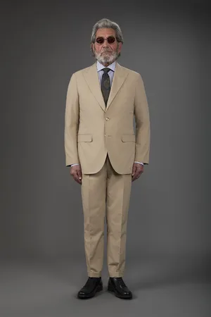 DOPPELGÄNGER Abito uomo monopetto con pantalone ad una pinces