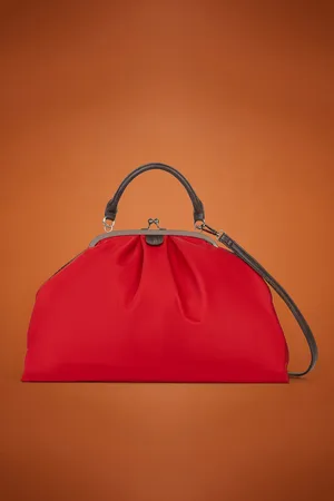 DOPPELGÄNGER Borsa donna in tessuto tecnico con dettagli in ecopelle