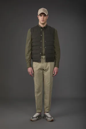 DOPPELGÄNGER Gilet uomo reversibile bi-colore con imbottitura leggera