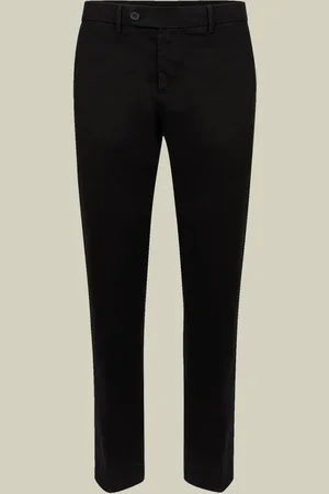 DOPPELGÄNGER Pantalone classico uomo chino in twill perfect fit