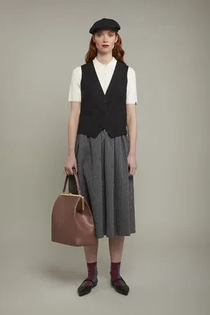 DOPPELGÄNGER Gilet donna tinta unita regular fit
