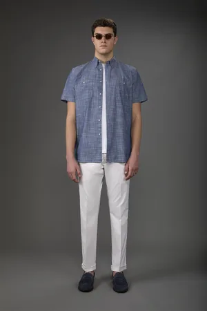 DOPPELGÄNGER Pantalone uomo chino classico regular fit